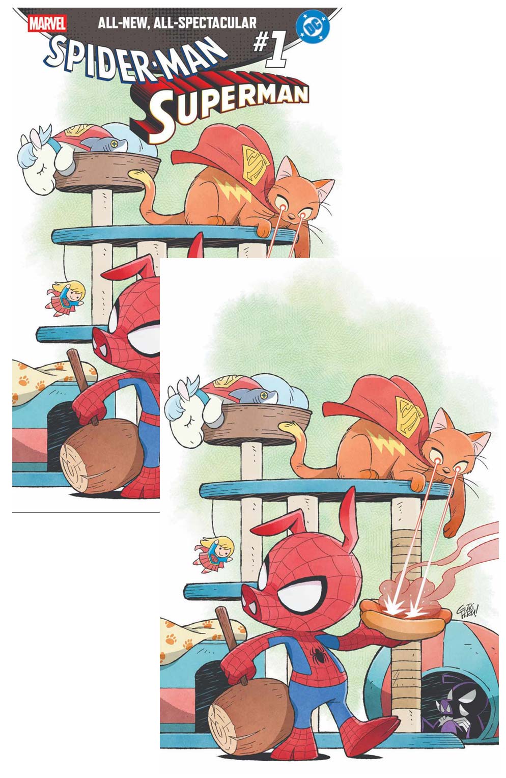 Spider-Man / Superman #1 Gurihiru Variant SET