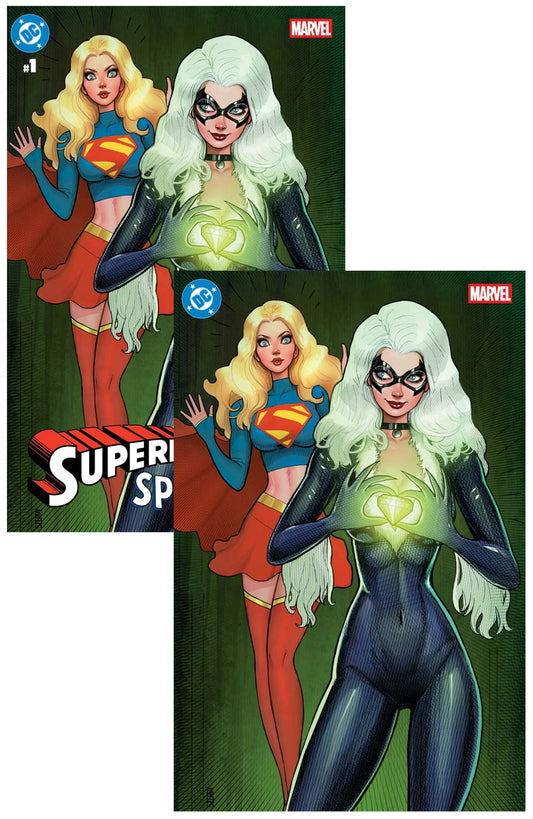 Superman / Spider-Man #1 Szerdy Foil Variant SET