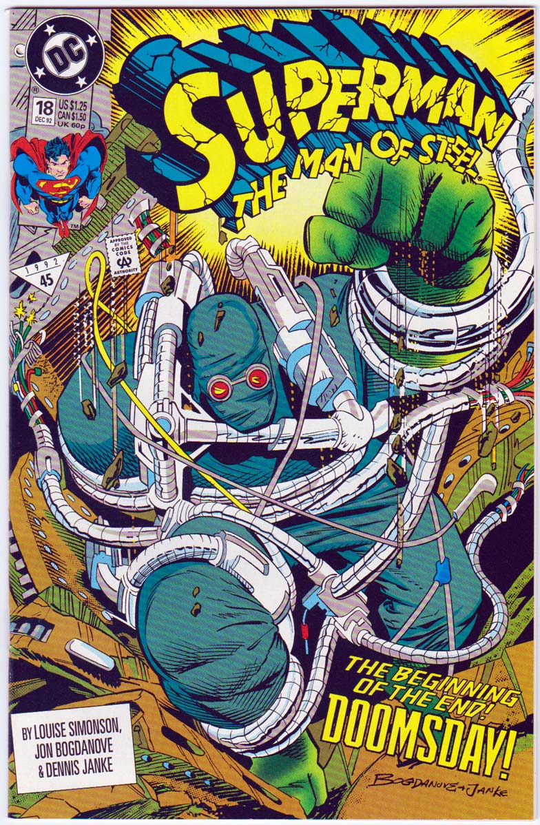 Superman The Man of Steel #18 1st Doomsday
