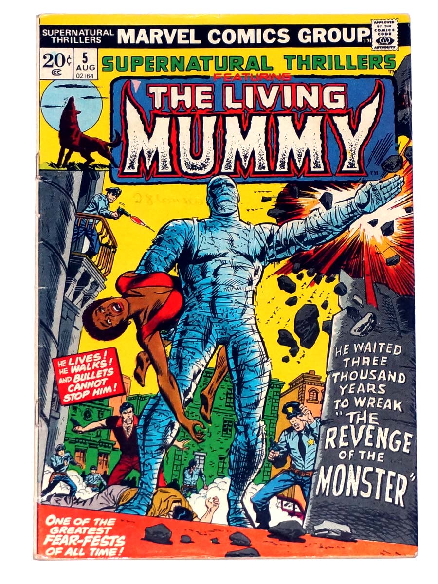 Supernatural Thrillers #5 1st App Living Mummy