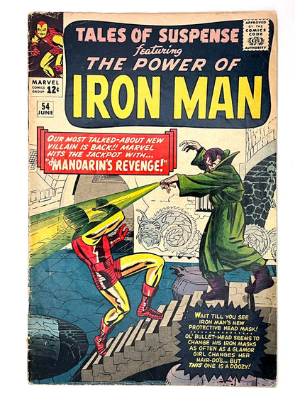 Tales of Suspense #54 Iron Man 2nd App Mandarin