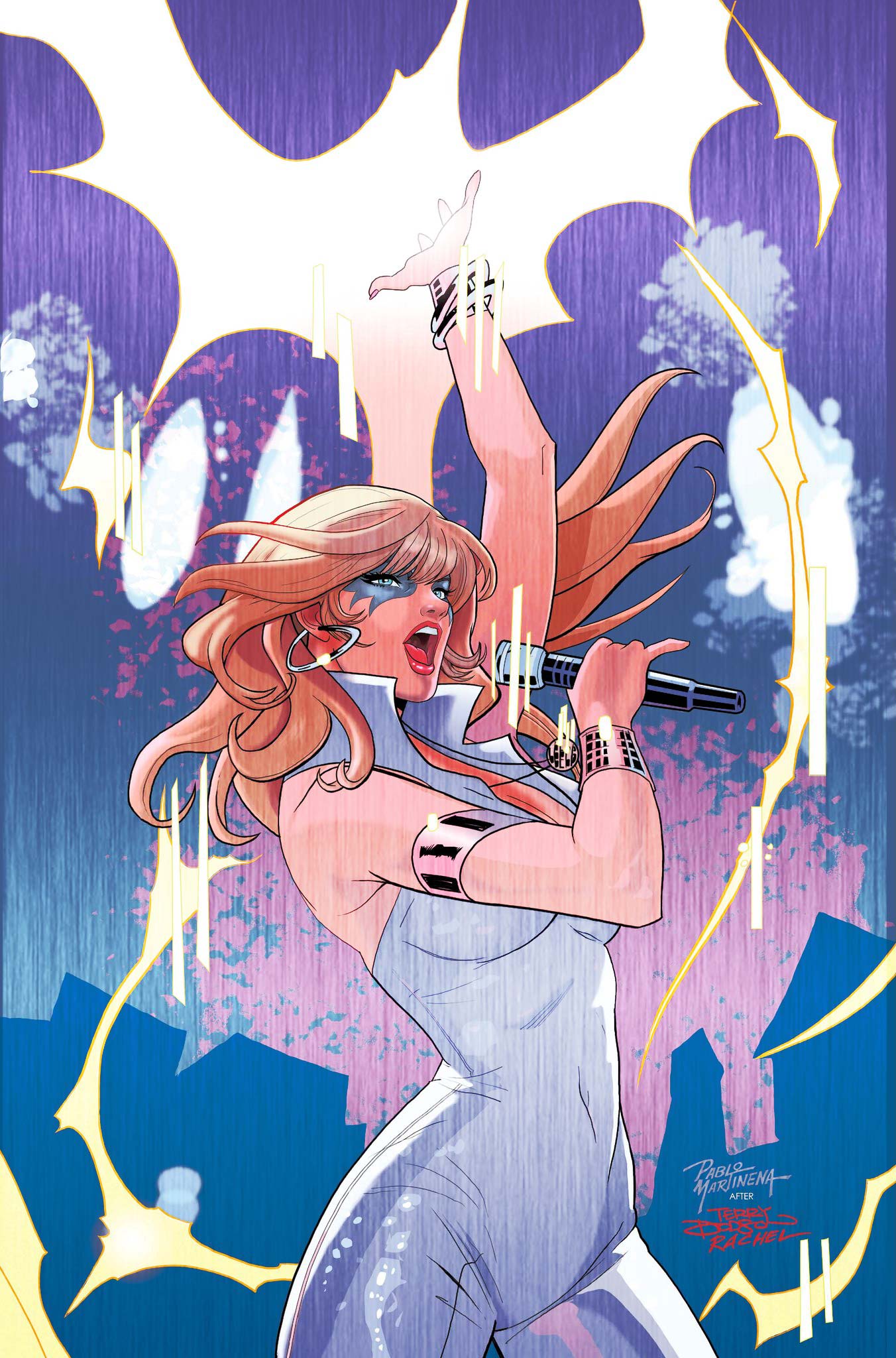 Taylor Swift Female Force (Dazzler #1 Homage) Pablo Martinena Metal Variant