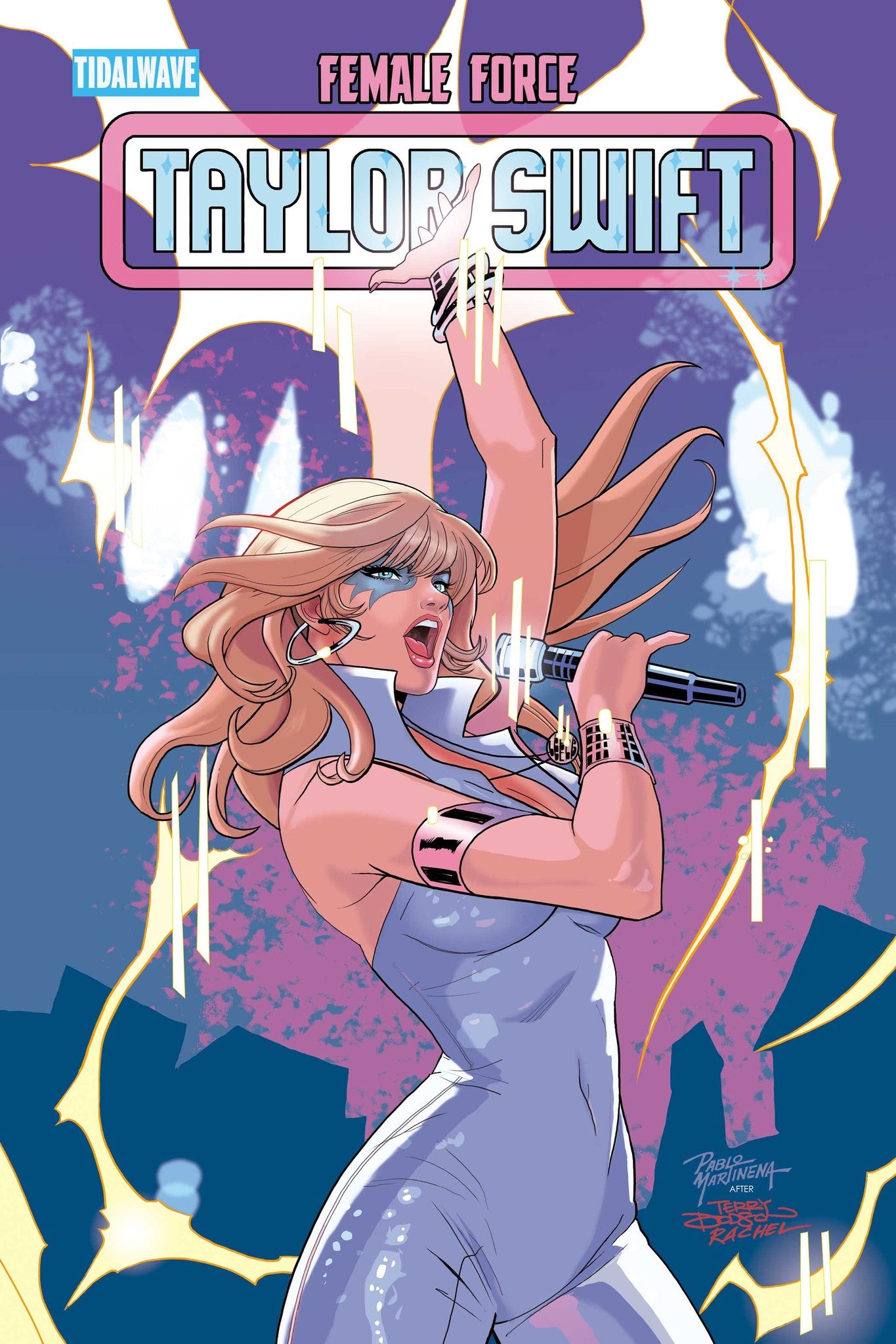 Taylor Swift Female Force (Dazzler #1 Homage) Pablo Martinena Trade Variant