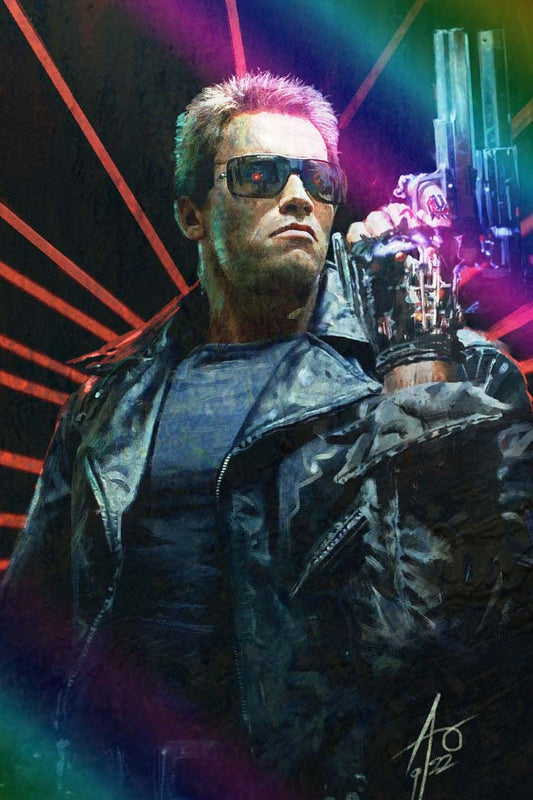 Arnold Schwarzenegger #1 Rudy AO Secret Terminator Foil Variant LTD 15