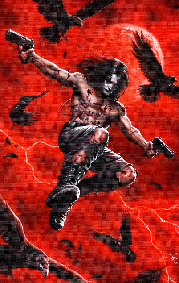 The Crow Dead Time #2 Humam Qutub Virgin Variant LTD 70