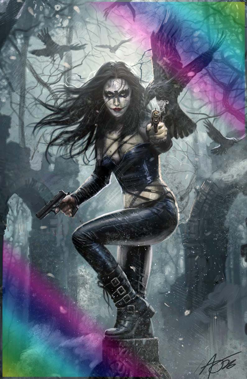 The Crow Flesh and Blood #1 Rudy AO Secret Foil Variant LTD 50