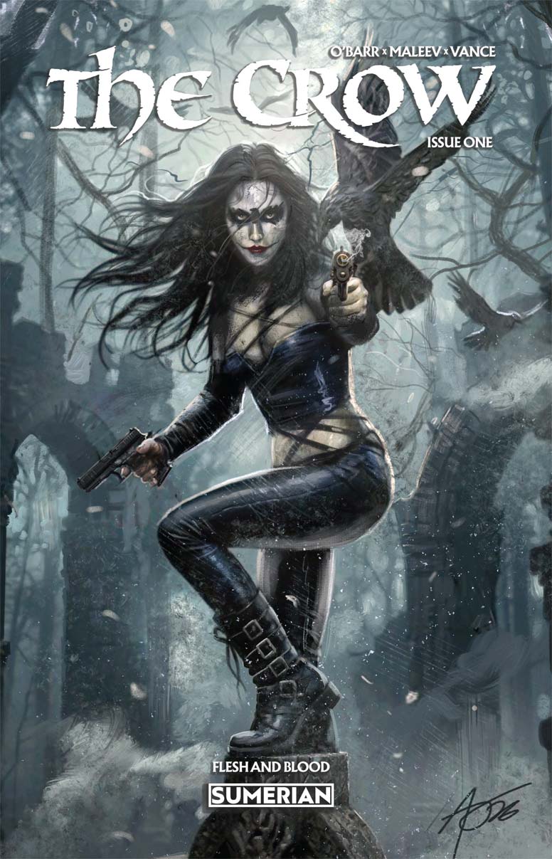 The Crow Flesh and Blood #1 Rudy AO Secret Trade Variant LTD 100
