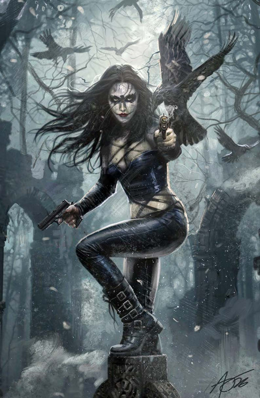 The Crow Flesh and Blood #1 Rudy AO Secret Virgin Variant LTD 70