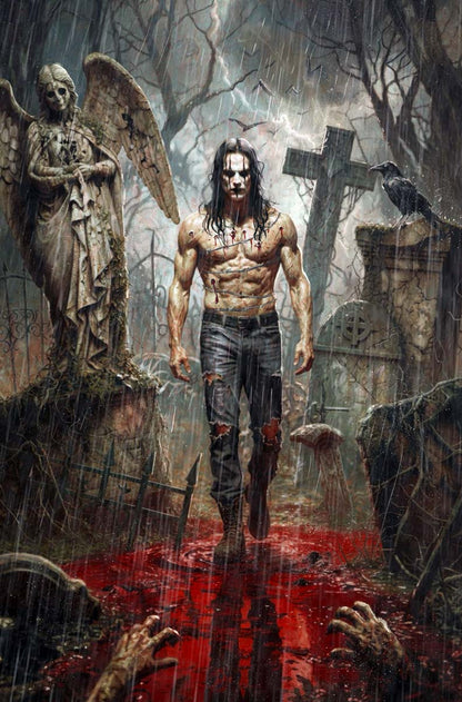 The Crow Dead Time #1 Rudy AO Secret Virgin Variant LTD 75