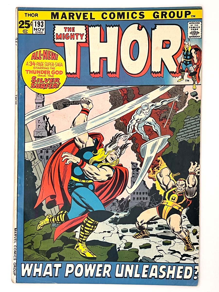The Mighty Thor #193 Thor vs Silver Surfer