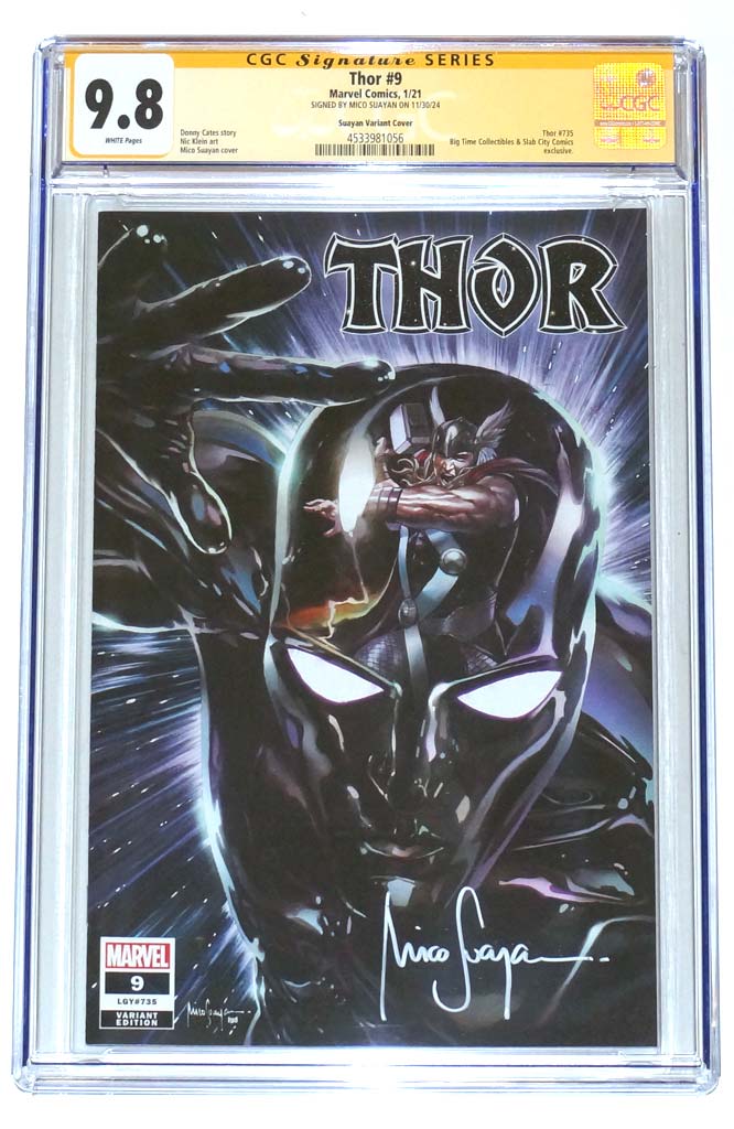 Thor #9 CGC 9.8 Mico Suayan Trade Variant Signed Suayan