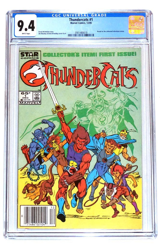 ThunderCats #1 CGC 9.4 Newsstand Edition 1st ThunderCats