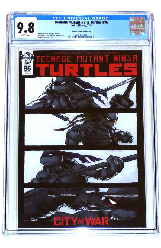 Teenage Mutant Ninja Turtles #96 CGC 9.8 Campbell 1:10 Retail Variant