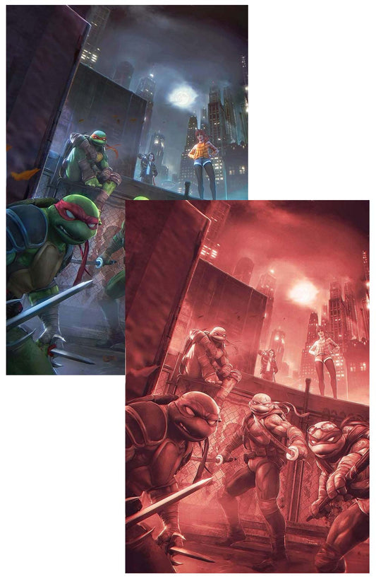 Teenage Mutant Ninja Turtles Alpha #1 Tiago Da Silva Virgin Variant SET