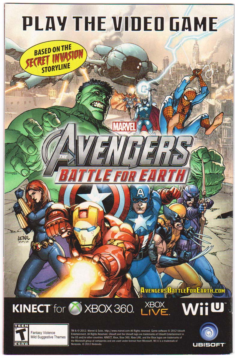 Uncanny Avengers #1 Adi Granov 1:75 Retail Variant Back