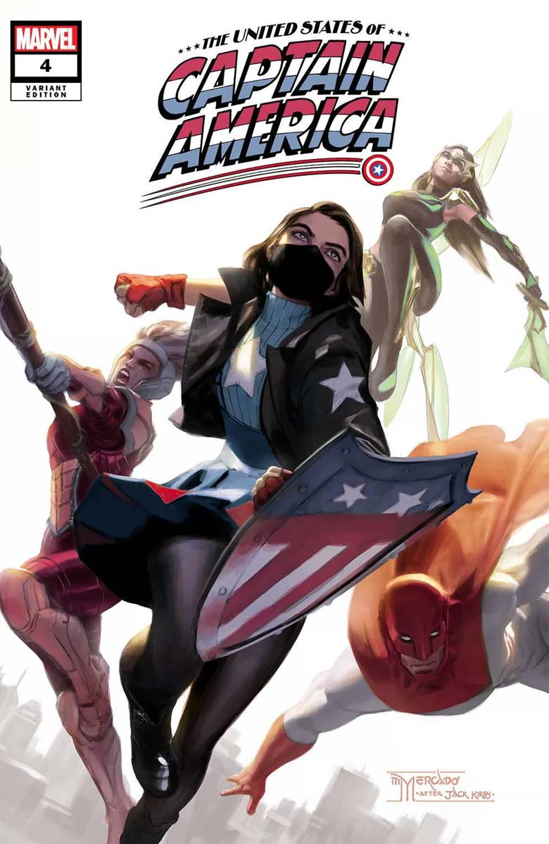 United States Captain American #4 Miguel Mercado Trade Variant 1st Aaron Fischer