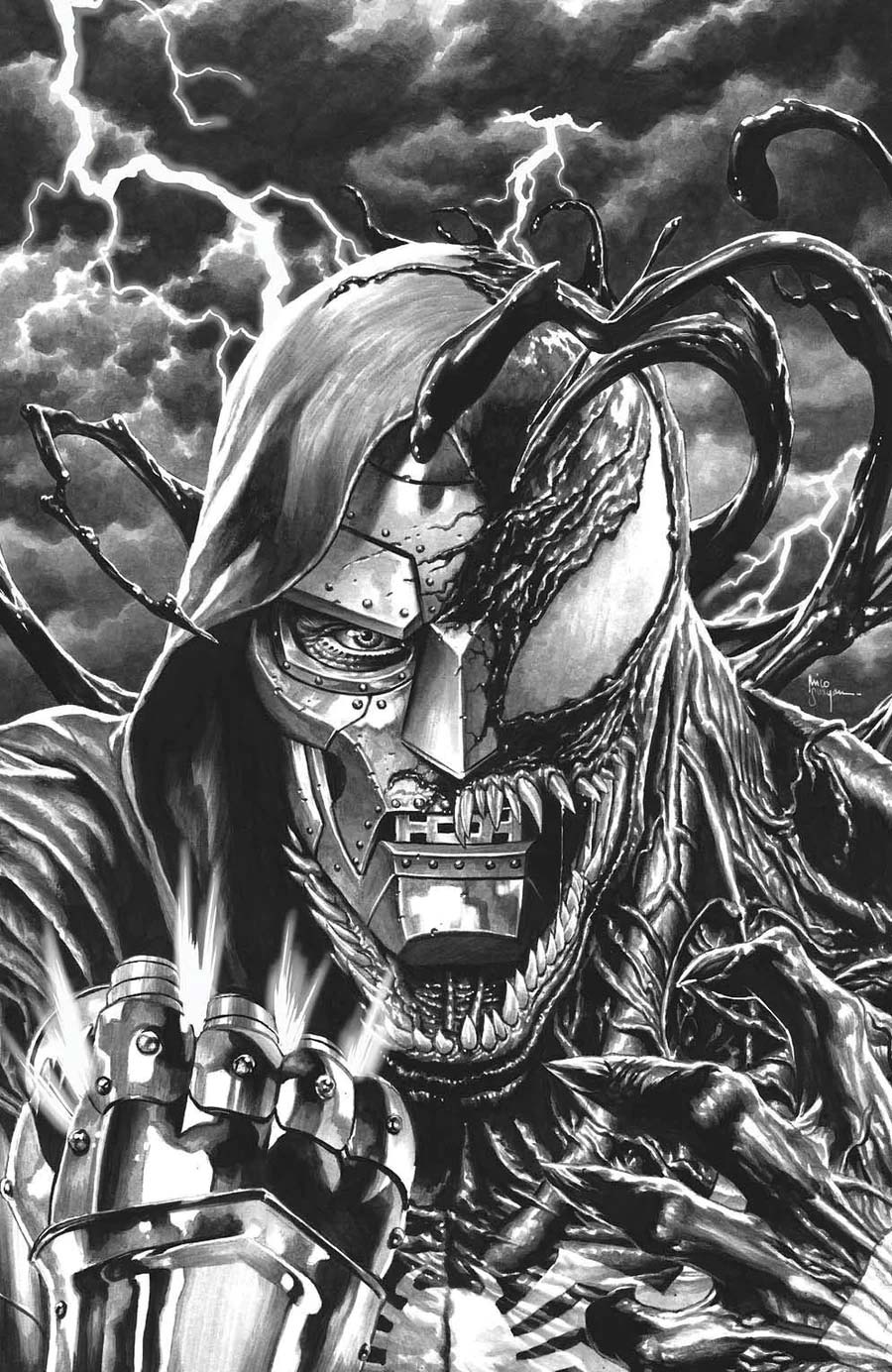 Venom Lethal Protector #1 Mico Suayan Sketch Variant