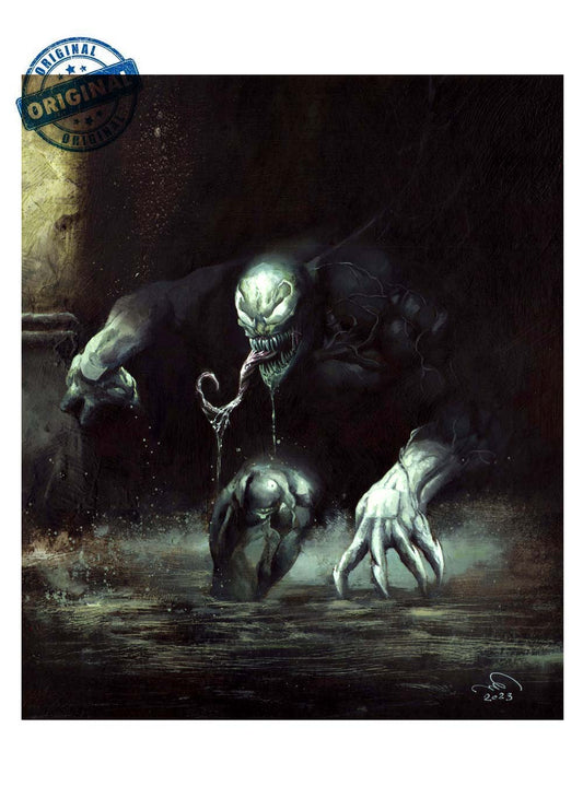 Venom "Lethal Protector" Original Art by Humam Qutub