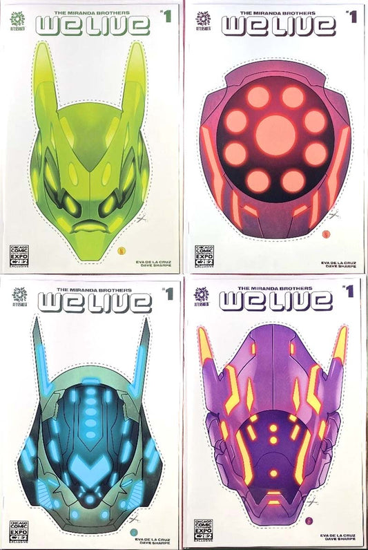 We Live #1 C2E2 Mask Cover Variant Set