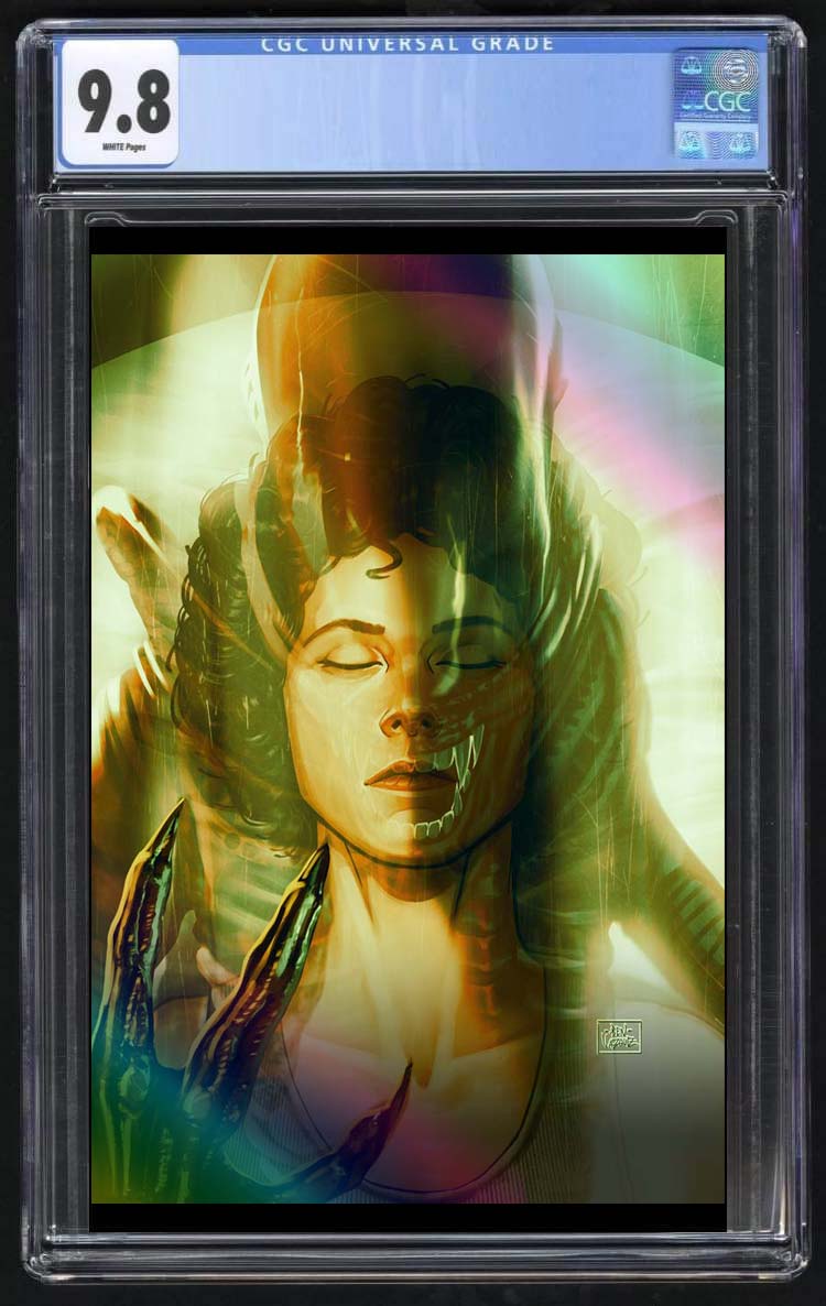 Sigourney Weaver #1 Ben Vazquez CBQ Foil Variant LTD 25 CGC