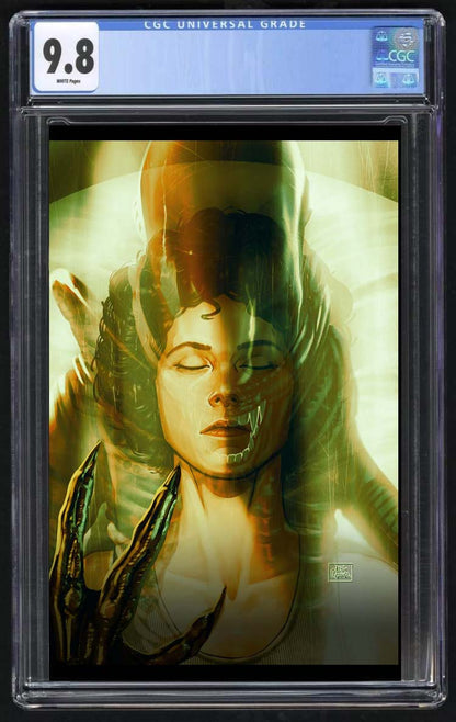 Sigourney Weaver #1 Ben Vazquez CBQ Virgin Variant LTD 40 Back
