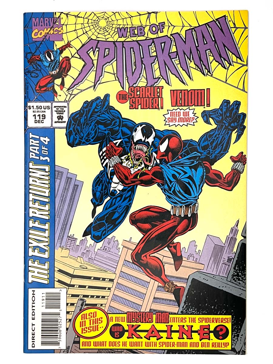 Web of Spider-Man #119 1st Kaine