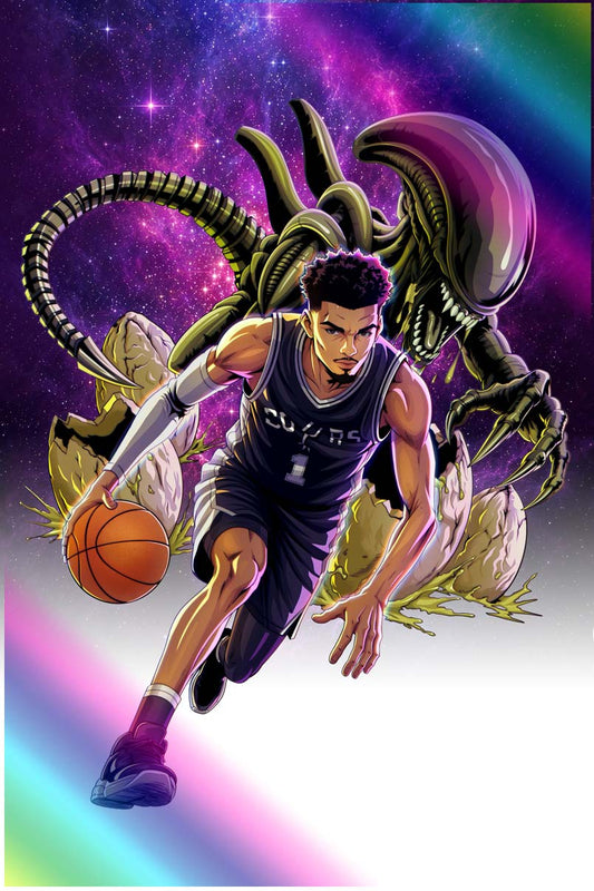 Victor Wembanyama #1 Fame Series Midniteblue Foil Variant LTD 25