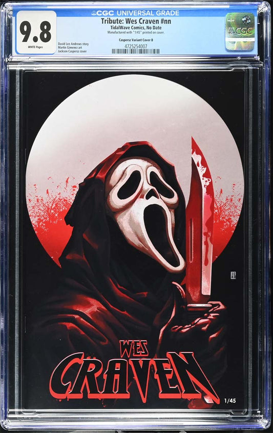 Wes Craven #1 Fame Series CGC 9.8 "Scream 30th Anniversary" Secret Bloody Variant #1/45