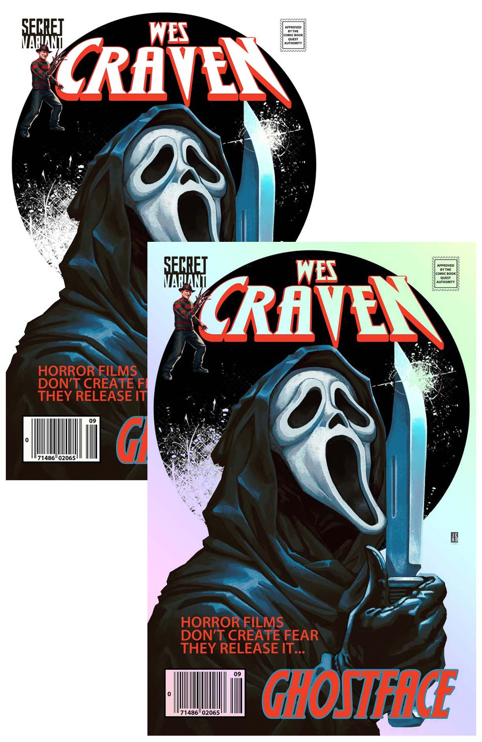 Wes Craven #1 Fame Series Jackson Caspersz Secret Foil Variant Set Number Matching