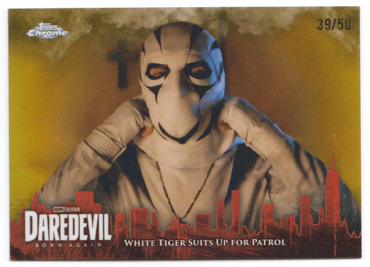 2025 Marvel Studios White Tiger Daredevil (Gold Refractor) 39/50