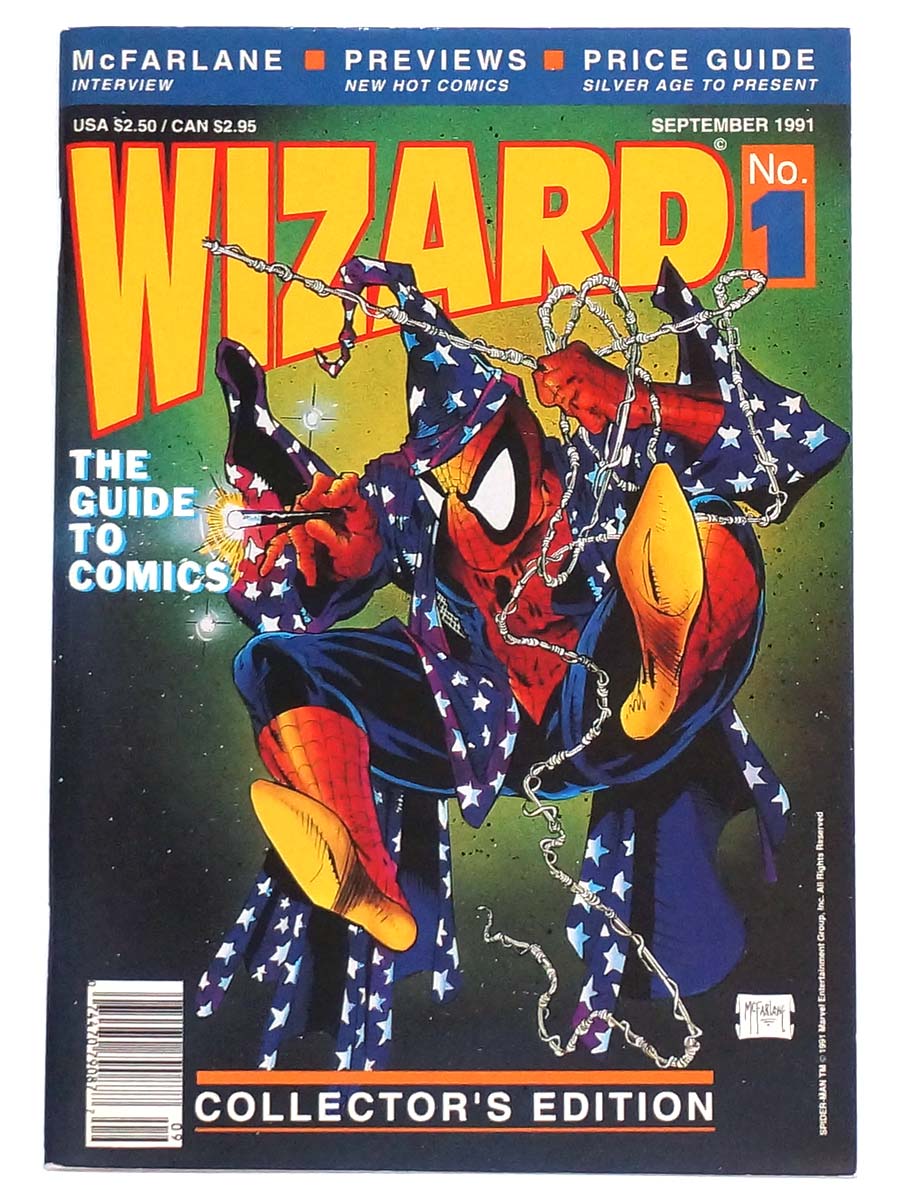 Wizard Magazine #1 Rare Newsstand Edition McFarlane
