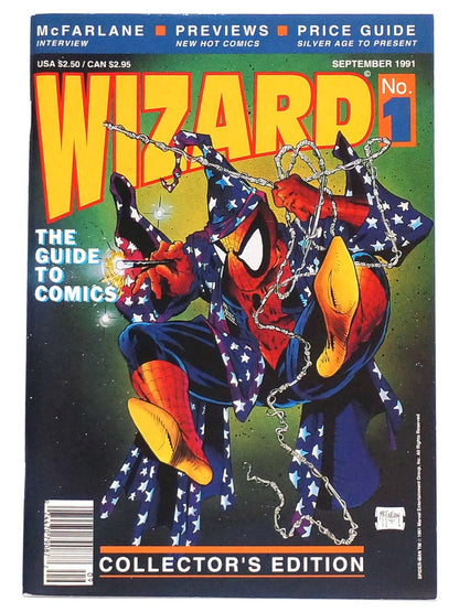 Wizard Magazine #1 Rare Newsstand Edition McFarlane