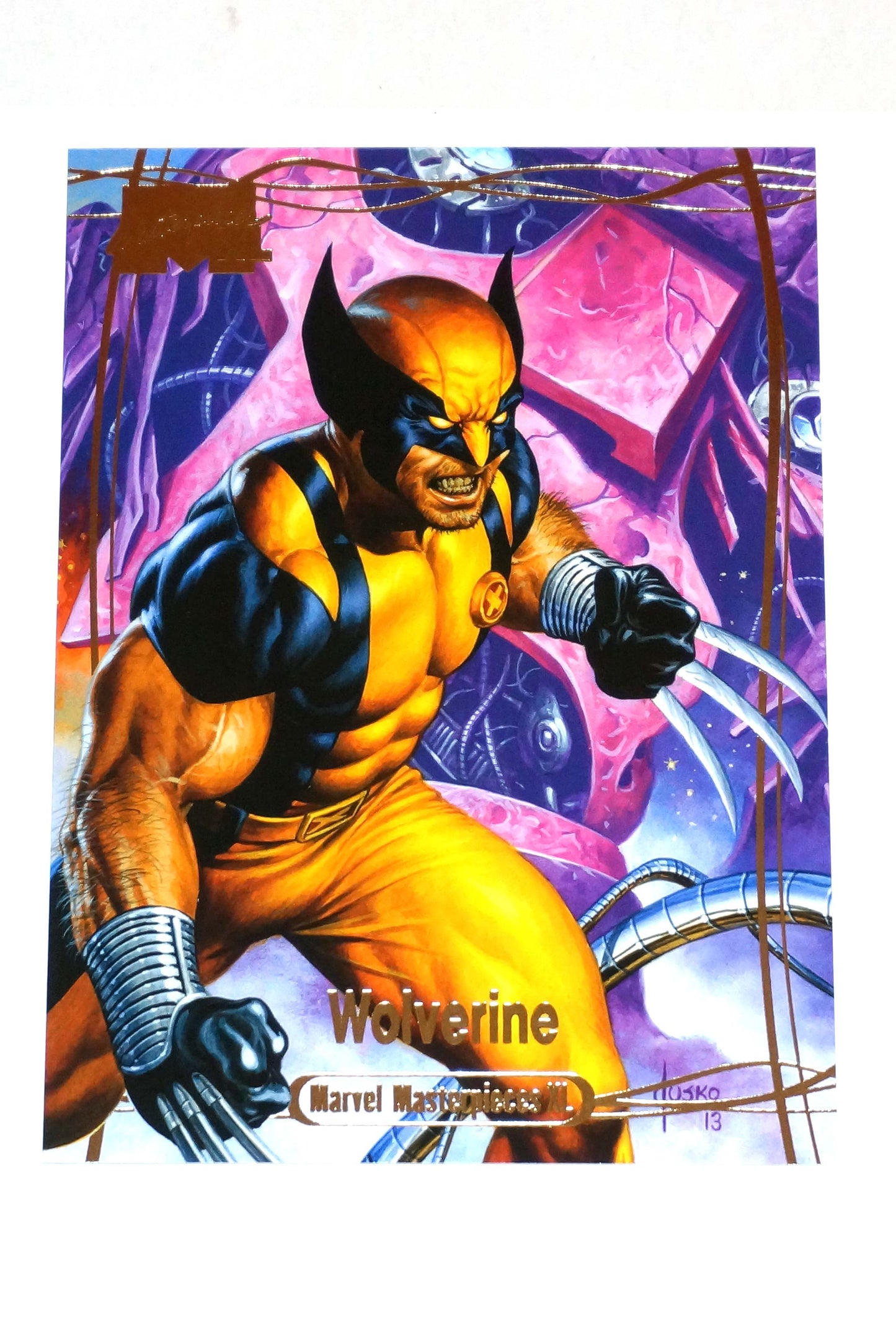 2024 Marvel Masterpiece XL Wolverine Gold Foil LTD 499