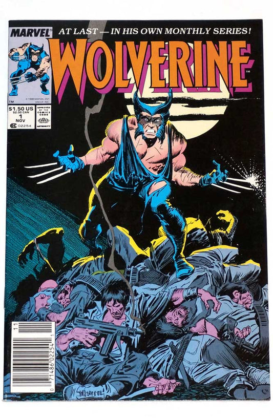 Wolverine #1 Newsstand 1st Patch (1988)