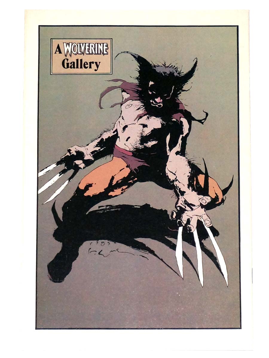 Wolverine #10 Sabretooth vs Wolverine Back