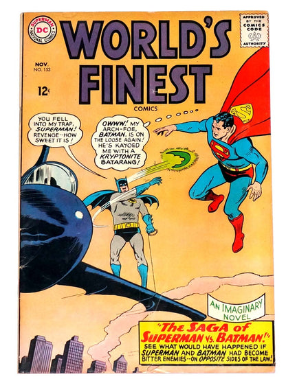 World's Finest #153 Famous Batman Slapping Robin