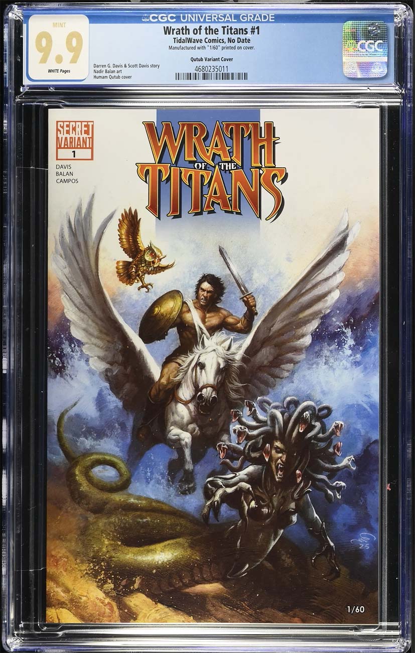 Wrath of the Titans #1 CGC 9.9 Humam Qutub Trade Variant