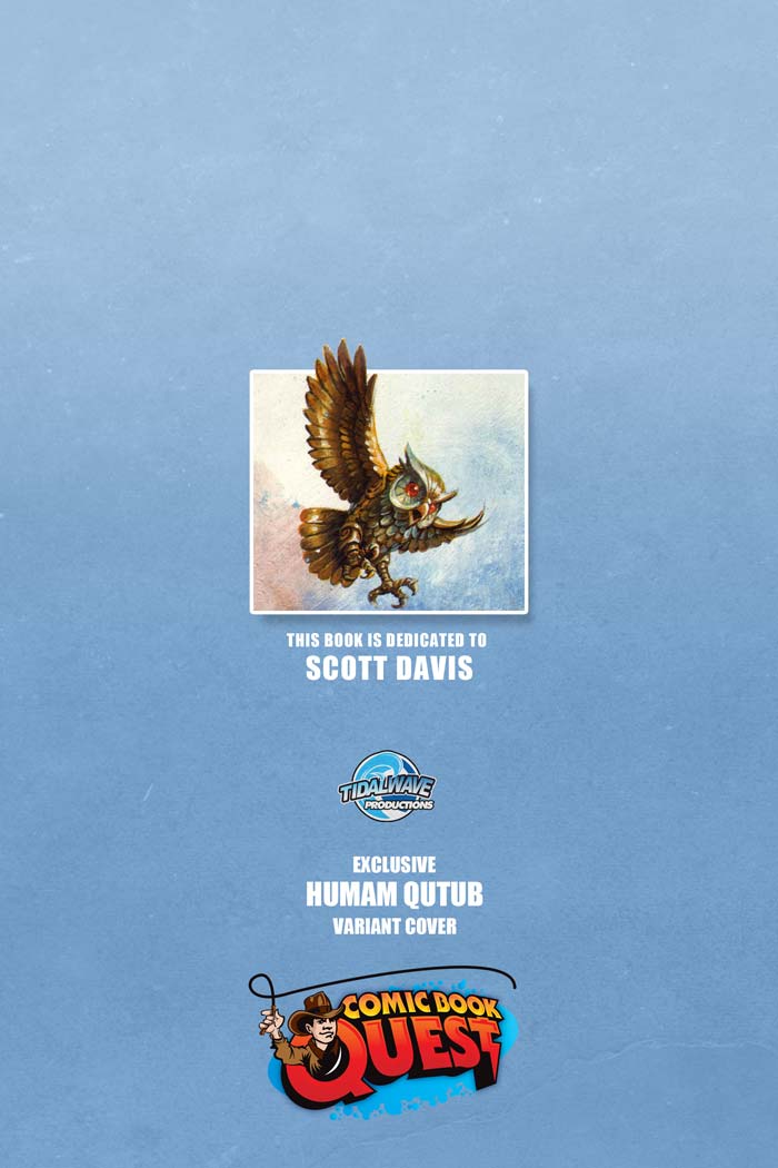 Wrath of the Titans #1 Humam Qutub Secret Trade Variant LTD 60 Back