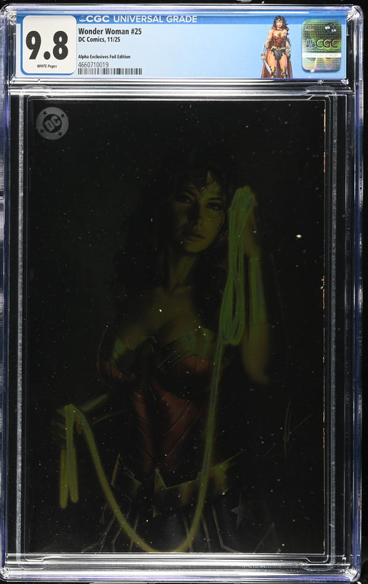 Wonder Woman #25 CGC 9.8 Carla Cohan NYCC Foil Variant 1st App Matriarch