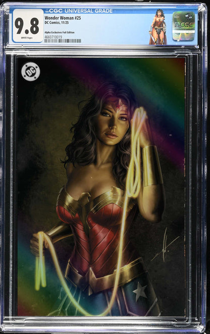 Wonder Woman #25 CGC 9.8 Carla Cohan NYCC Foil Variant 1st App Matriarch