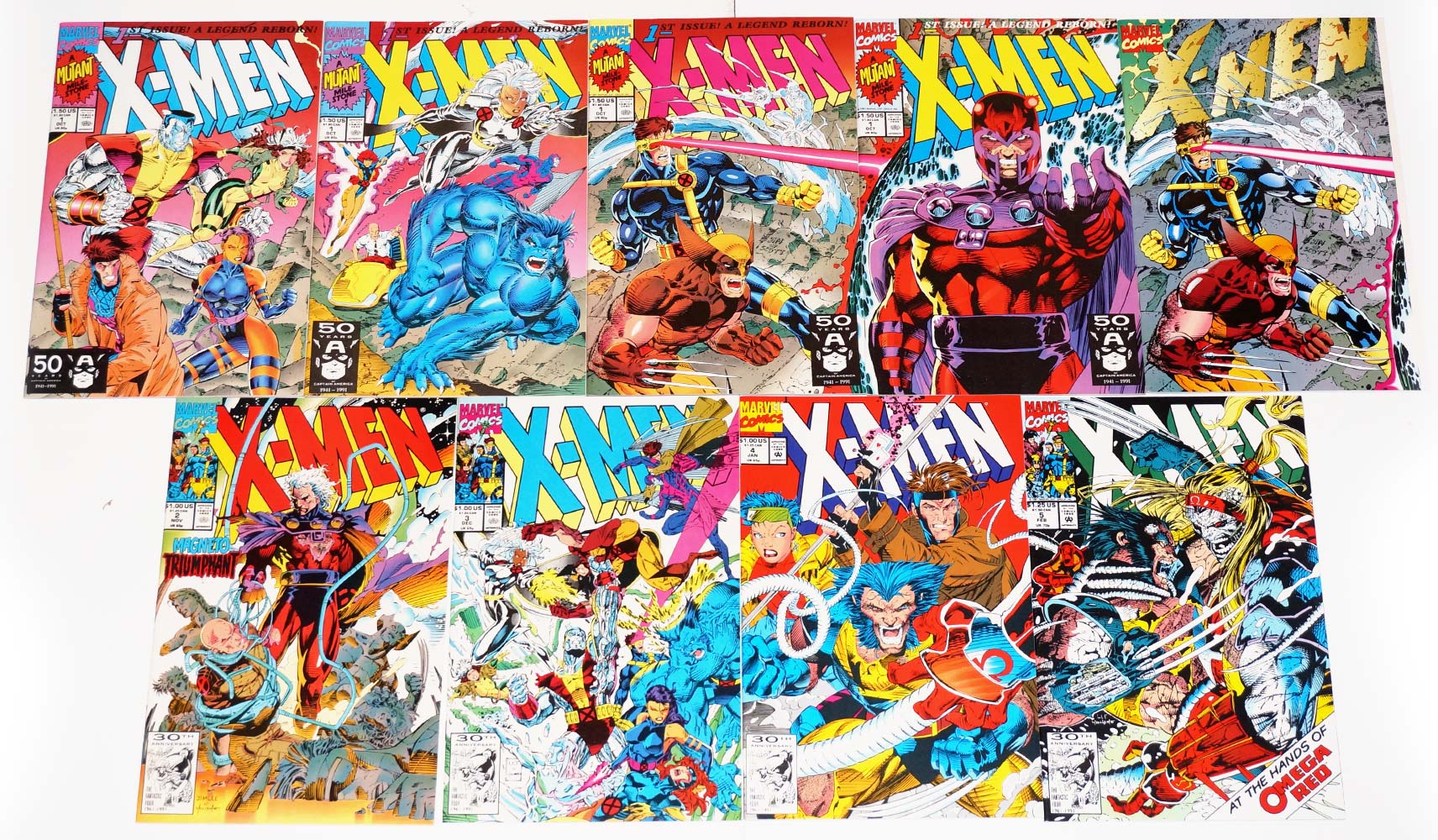 X-Men #1-5 1st Omega Red
