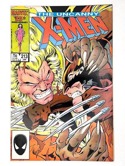 Uncanny X-Men #213 1st Cameo Mr. Sinister