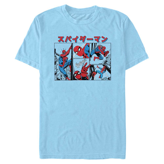 Men's Marvel Spidey Kanji Panels T-Shirt