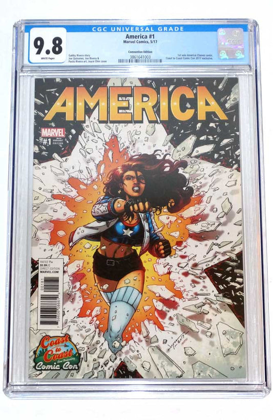 America #1 CGC 9.8 Coast to Coast Con Variant