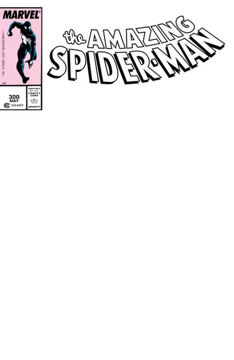 Amazing Spider-Man #300 Facsimile Blank Cover Variant