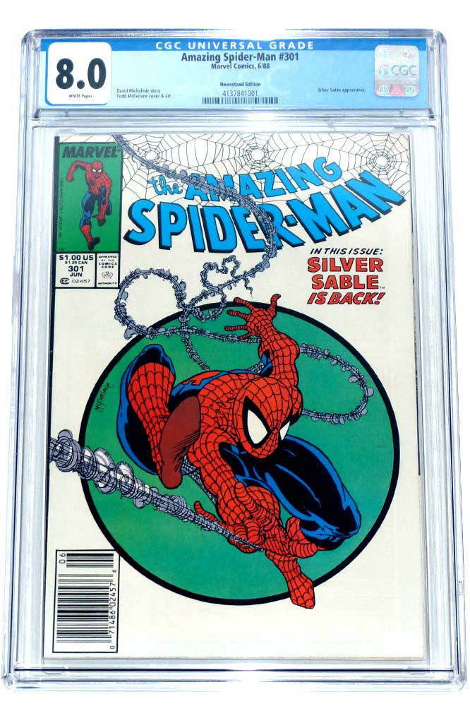 Amazing Spider-Man #301 CGC 8.0 Newsstand