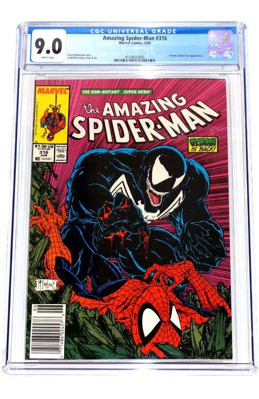 Amazing Spider-Man #316 CGC 9.0 Newsstand Edition