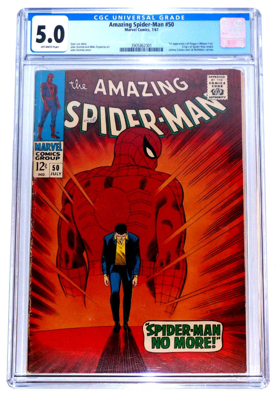 Amazing Spider-Man #50 CGC 5.0 1st Kingpin