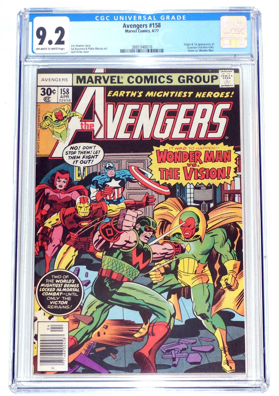 Avengers #158 CGC 9.2 1st Graviton