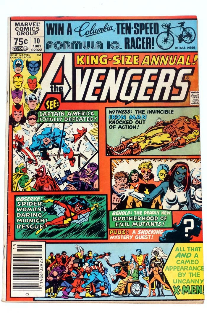 Avengers King-Size Annual #10 Newsstand 1st Rogue & Madelyn Pryor
